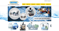 Desktop Screenshot of indovacpumps.com